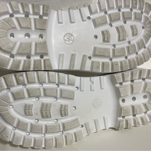 Rough Helium womens Platform Wedge Slide Sandals White size 11 - Picture 10 of 16